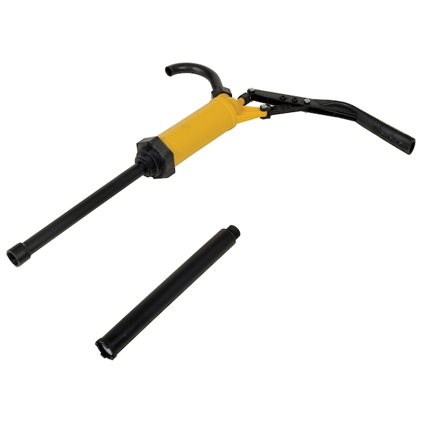 Drum Pump Lever Action Poly, SS, 2" Bung